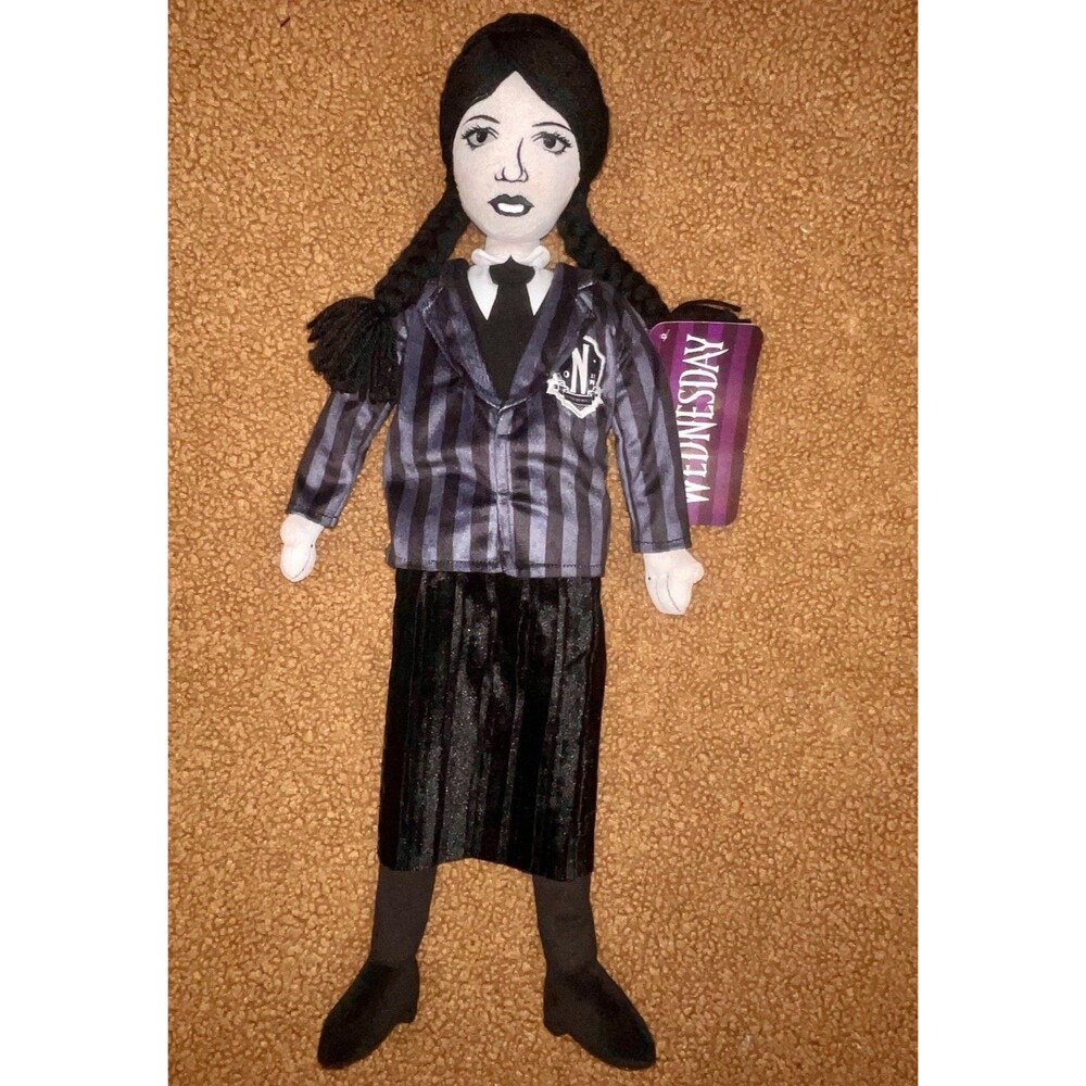 Wednesday Addams Pillow Buddy 26" Nevermore Academy Uniform goth pop culture